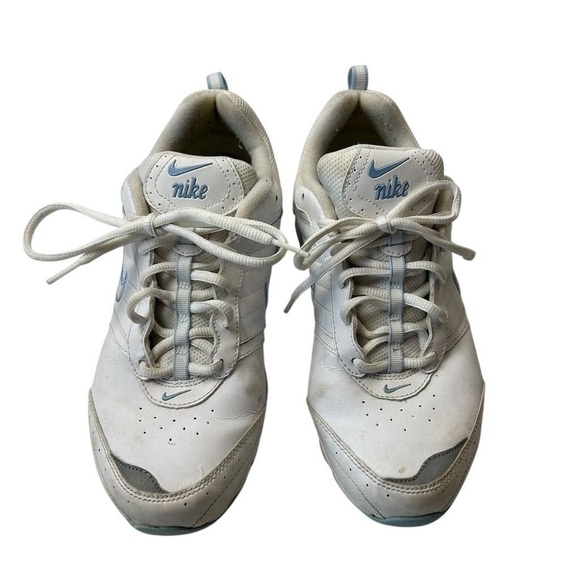 Nike Women's View II Walking Sneakers White/Ice Rolling Rail Blue Size 9 - Picture 2 of 16